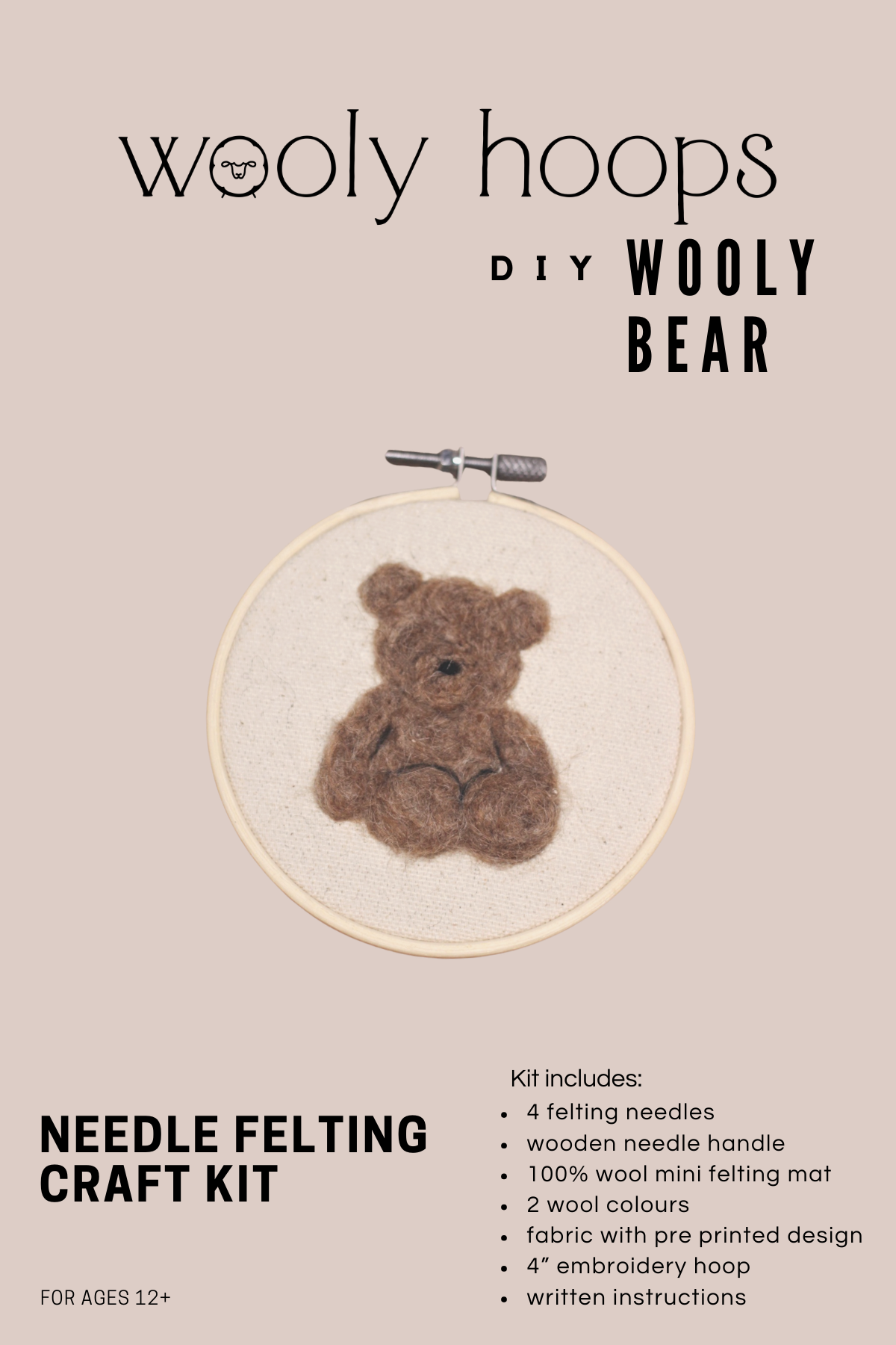 DIY Wool Stuffed Animals (3 Templates)