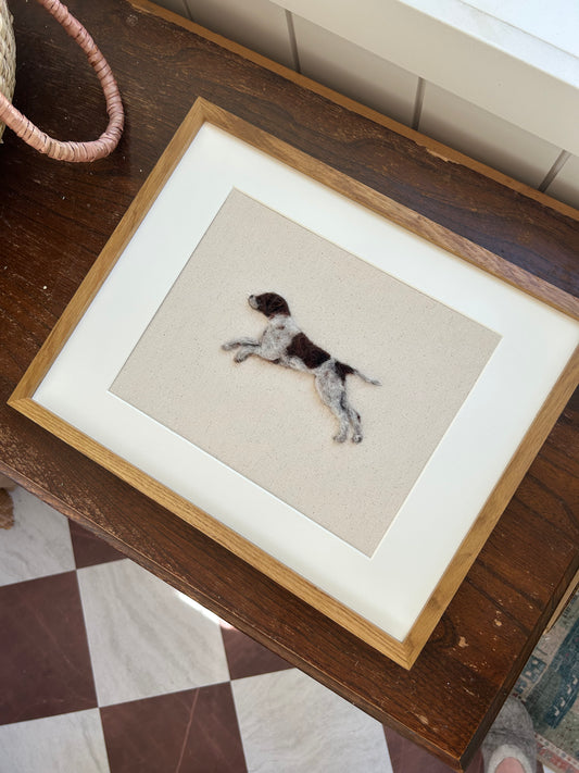 READY TO SHIP- POINTER DOG