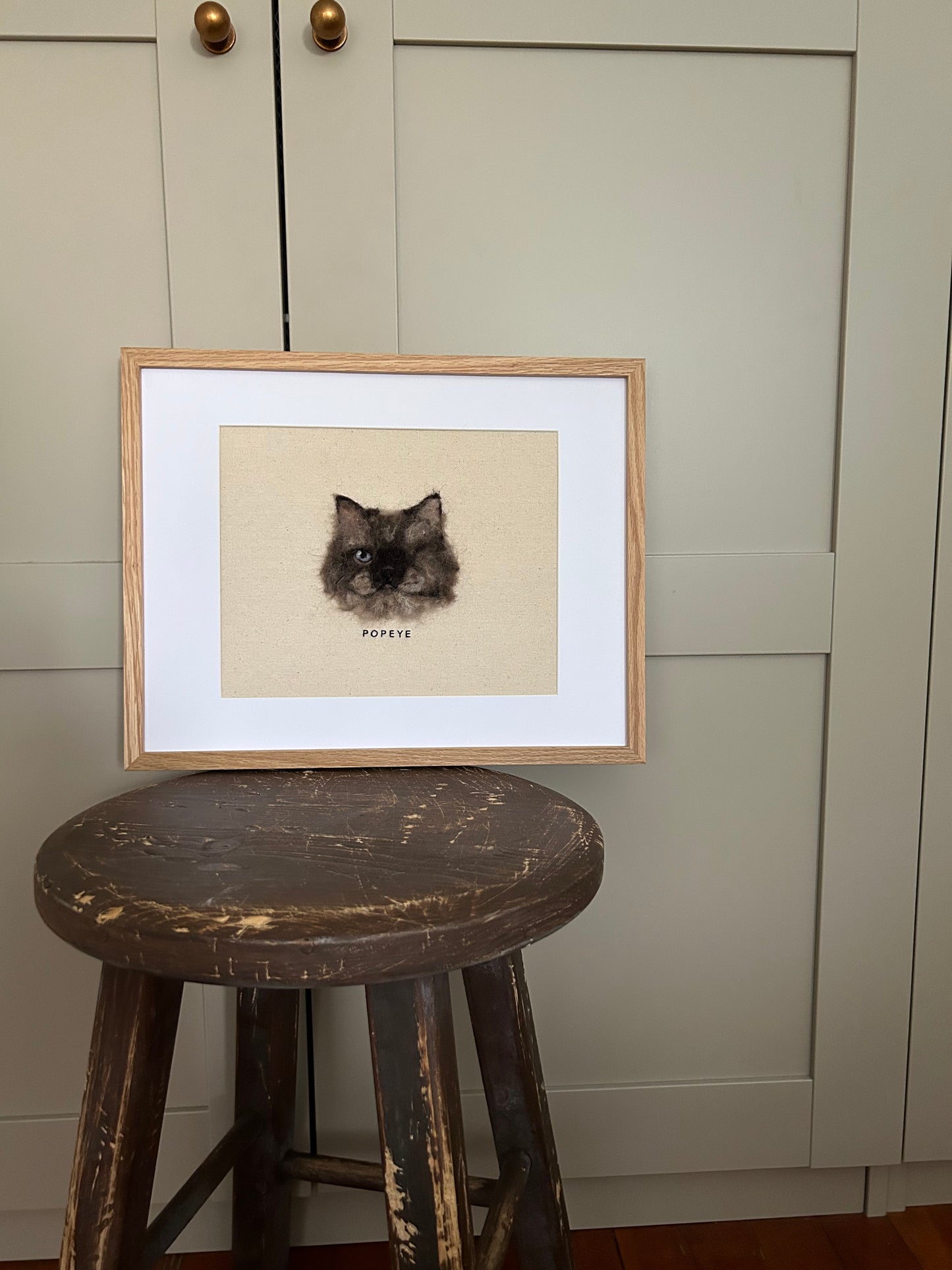 Felted Pet Portrait