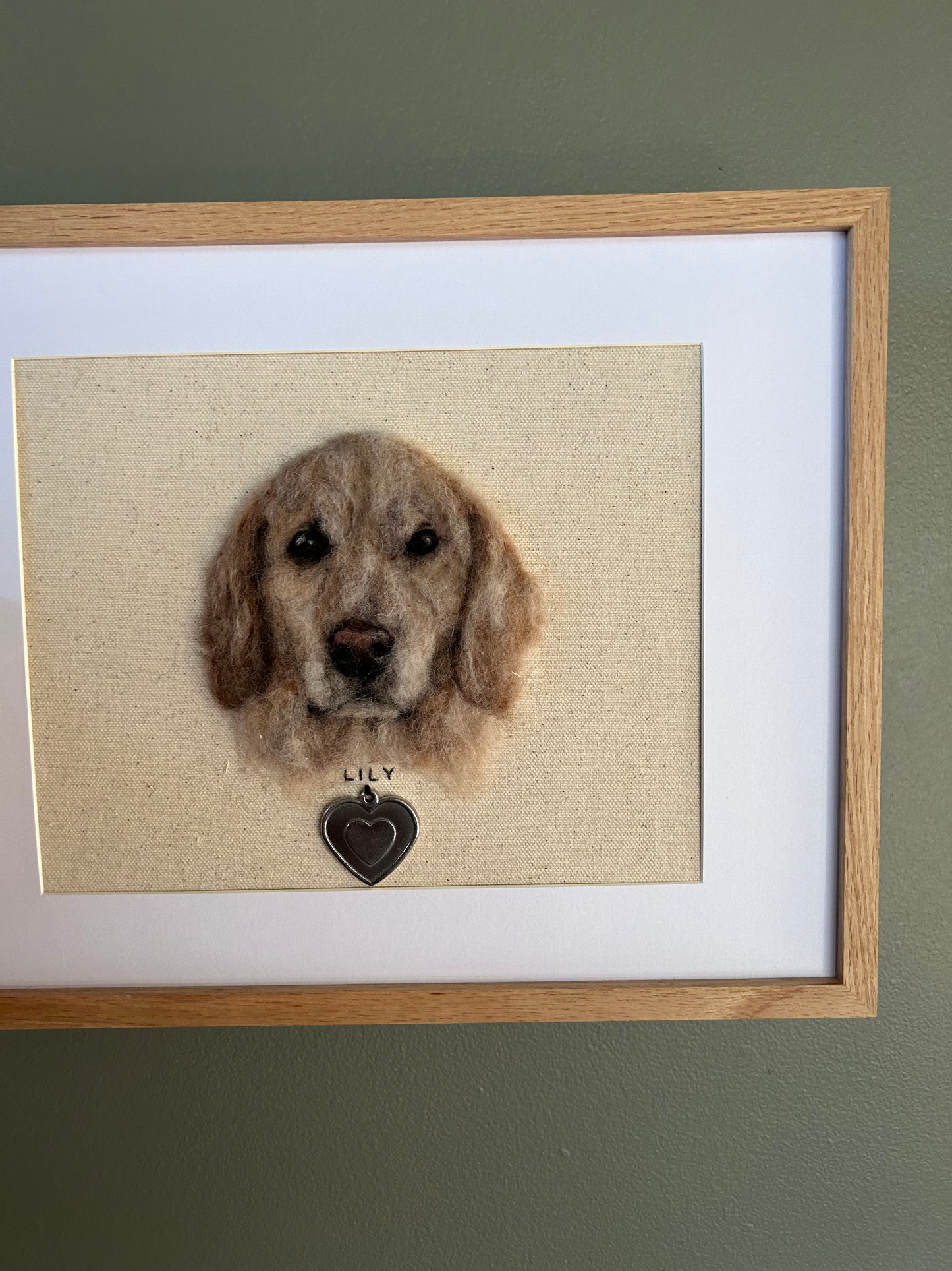 Felted Pet Portrait